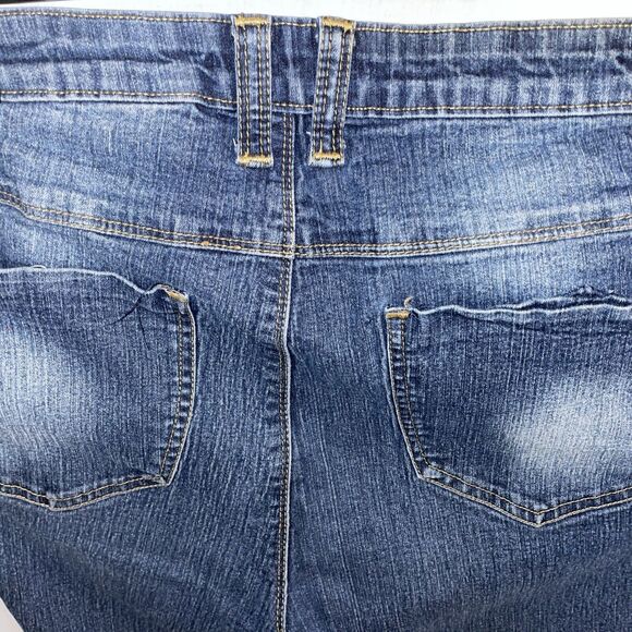 Phat Fashion Silver Label Straight Jeans Women’s Size 18 Blue Zip Fly Cowgirl - Picture 9 of 12